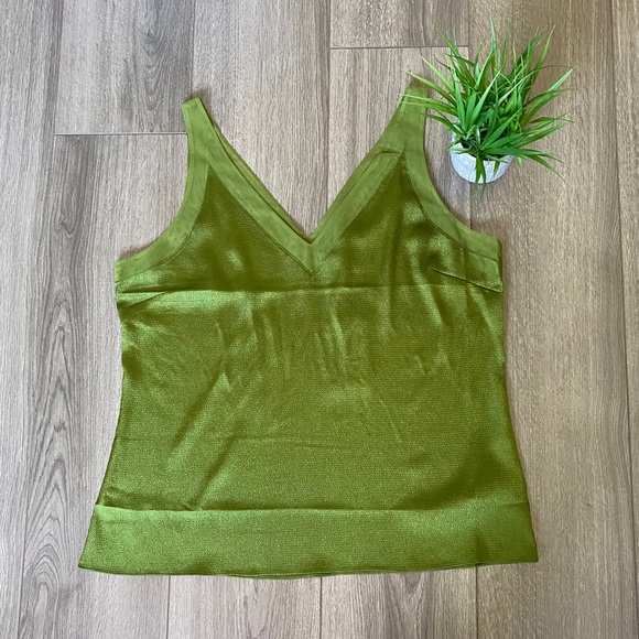 Ted Baker Tops - Ted Baker Lilyane Mesh Trimmed Satin Tank Top 12